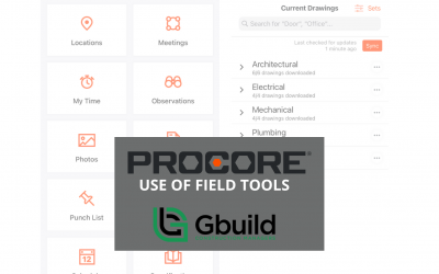 Procore: Use of Field Tools